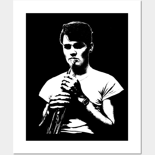 Chet Baker - The thinker Wall Art by PiedPiper